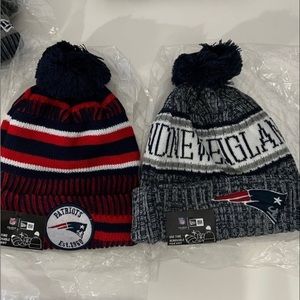 2 New ERA New England patriots beanies